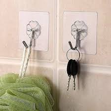 Self Adhesive Strong Flower Wall Hook Sticker