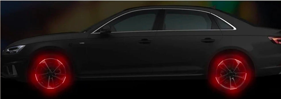 Car & Bike Wheel Glossy Reflector Stickers